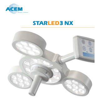 LÁMPARA LED PARA CIRUGÍA STARLED3 NX 130.000 lux.